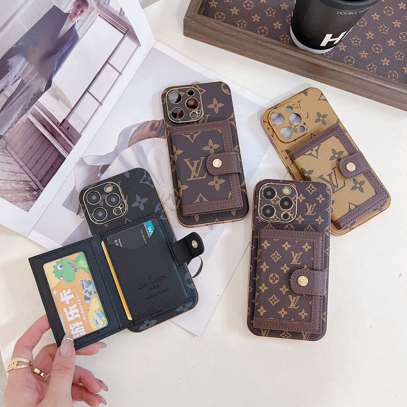 Lou Classic Color Card Bag iPhone Case