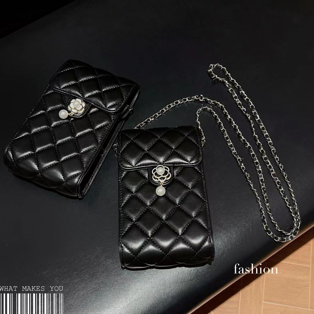 Luxury Genuine Leather Crossbody Phone Bag