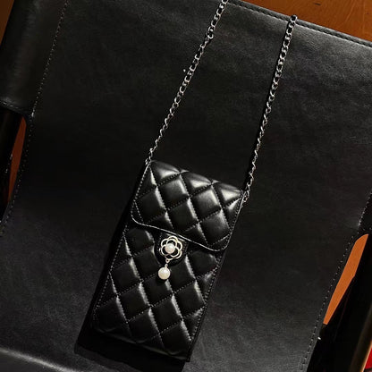Luxury Genuine Leather Crossbody Phone Bag