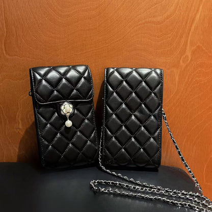 Luxury Genuine Leather Crossbody Phone Bag