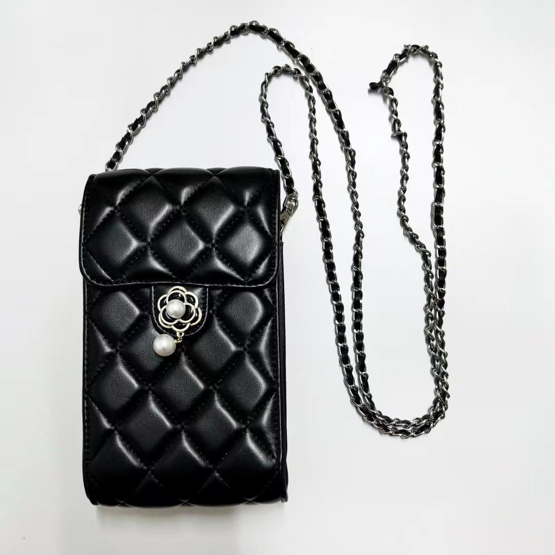 Luxury Genuine Leather Crossbody Phone Bag