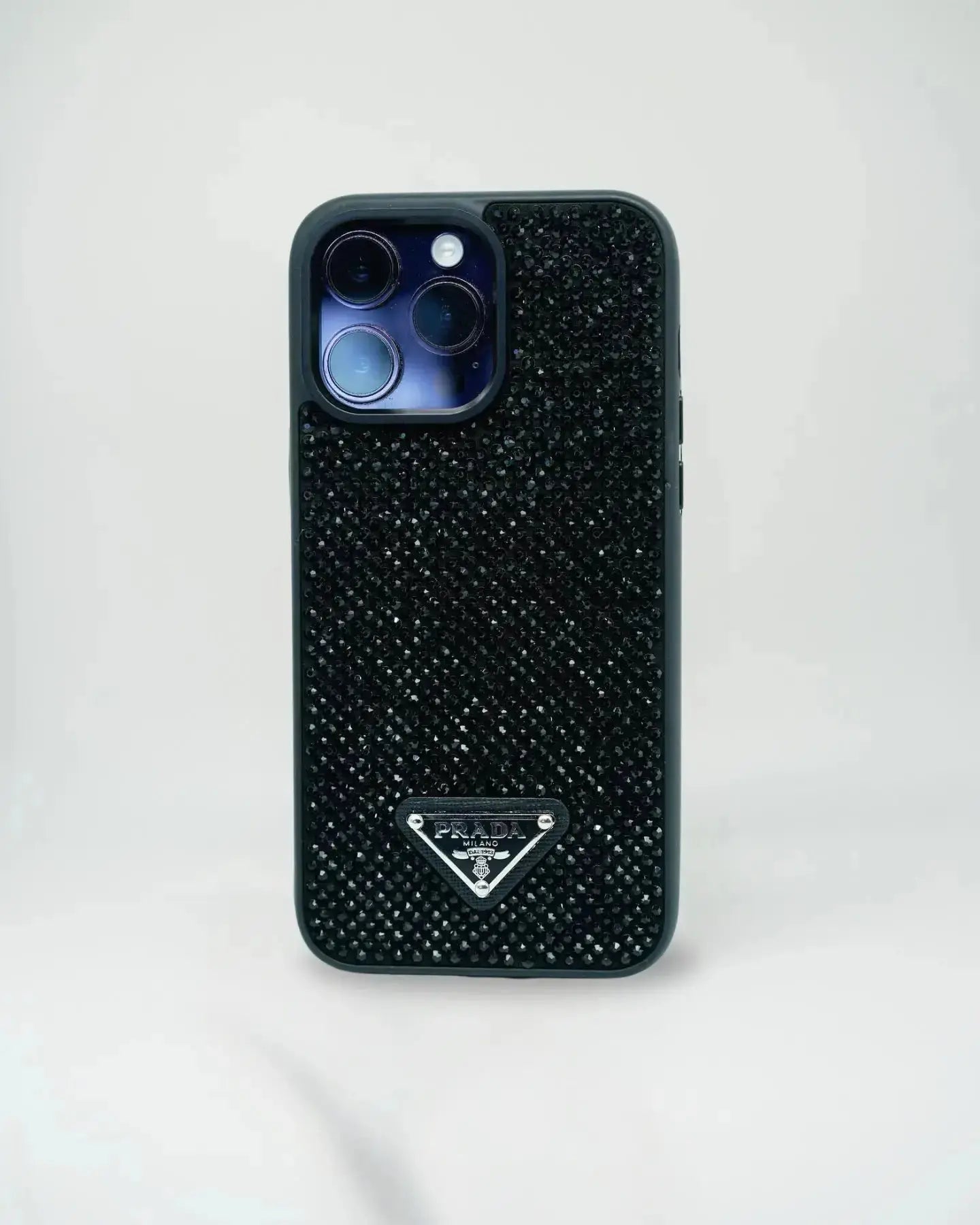 Crystal Orange Prada iPhone 17 Pro Max Case
