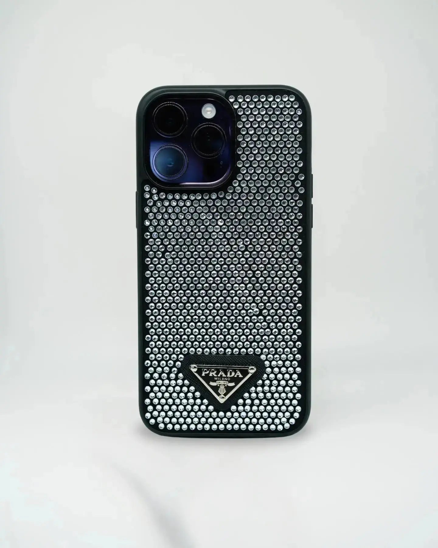 Gray Diamond Prada iPhone 17 Pro Max Case