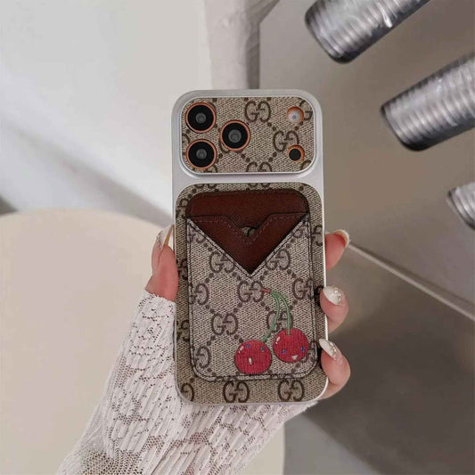 Gucci iPhone Case - GG Style Phone case Magnet Card Holder