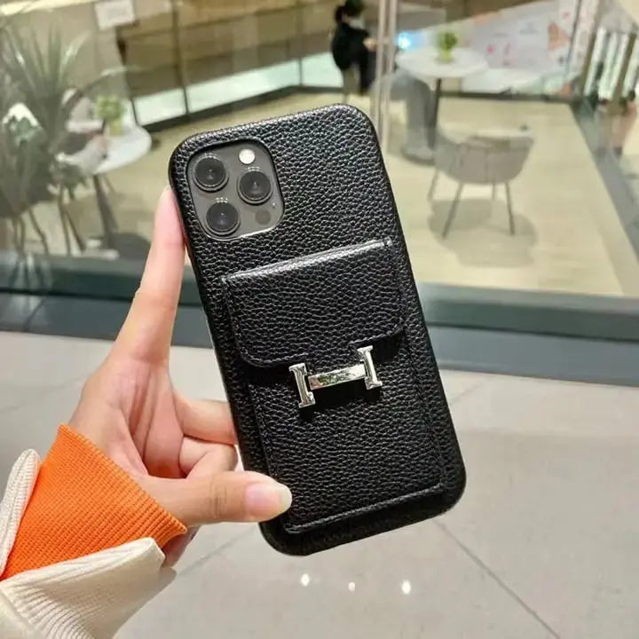 Le Noir Hermès iPhone 17 Pro Max Case with Cardholder