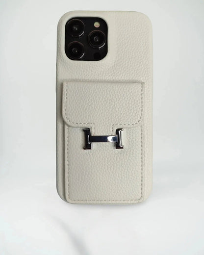 Le Lilas Hermès iPhone 17 Pro Max Case with Cardholder