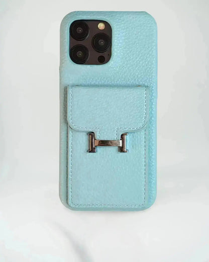 Le Rose Hermès iPhone 17 Pro Max Case with Cardholder