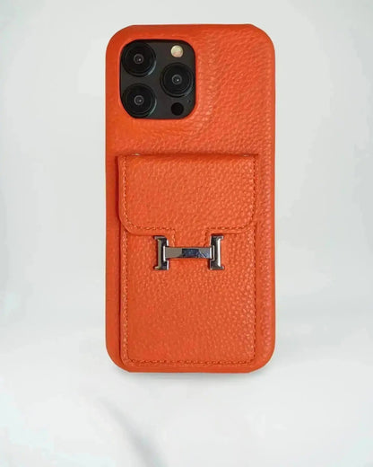 Le Lilas Hermès iPhone 17 Pro Max Case with Cardholder