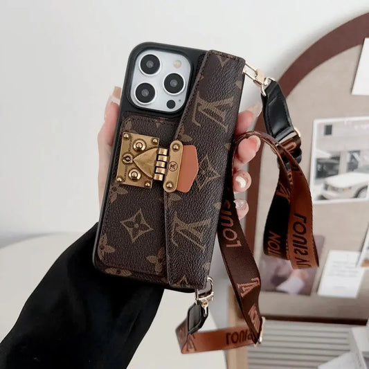 Louis Vuitton Crossbody iPhone 17 Pro Max Case - Elitesmark