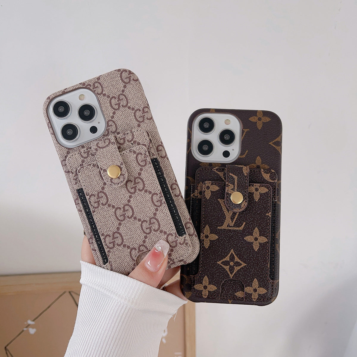 Lou Card Holder iPhone Case