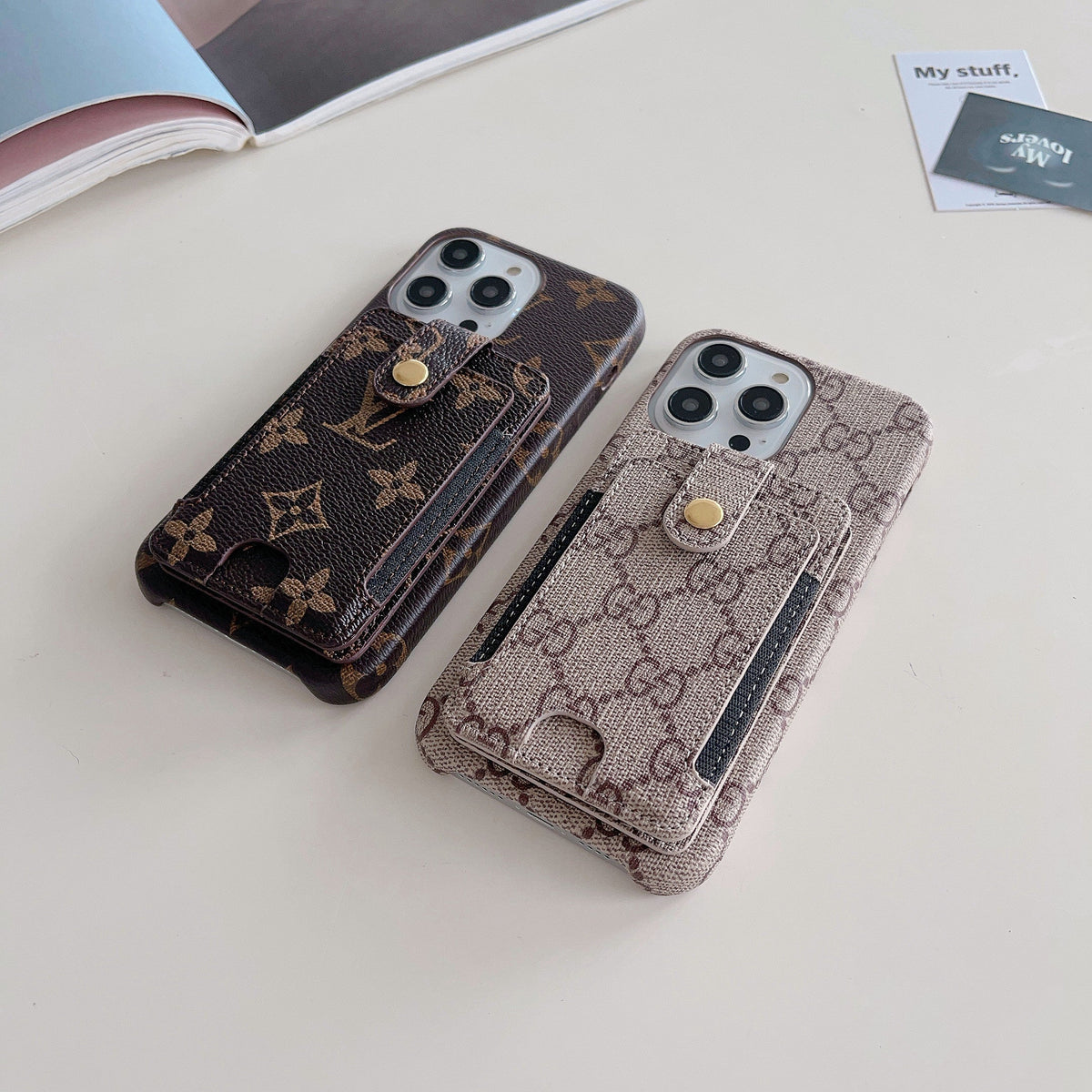 Lou Card Holder iPhone Case