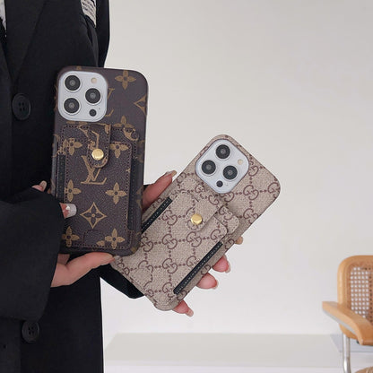 Lou Card Holder iPhone Case