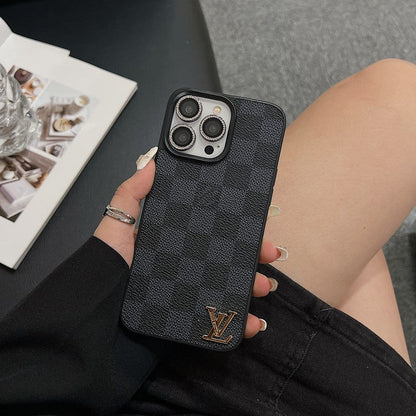 Lou Classic Leather iPhone Case