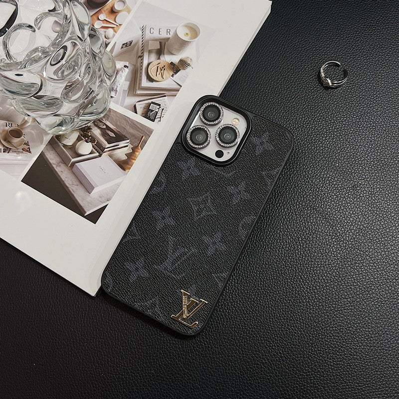 Lou Classic Leather iPhone Case