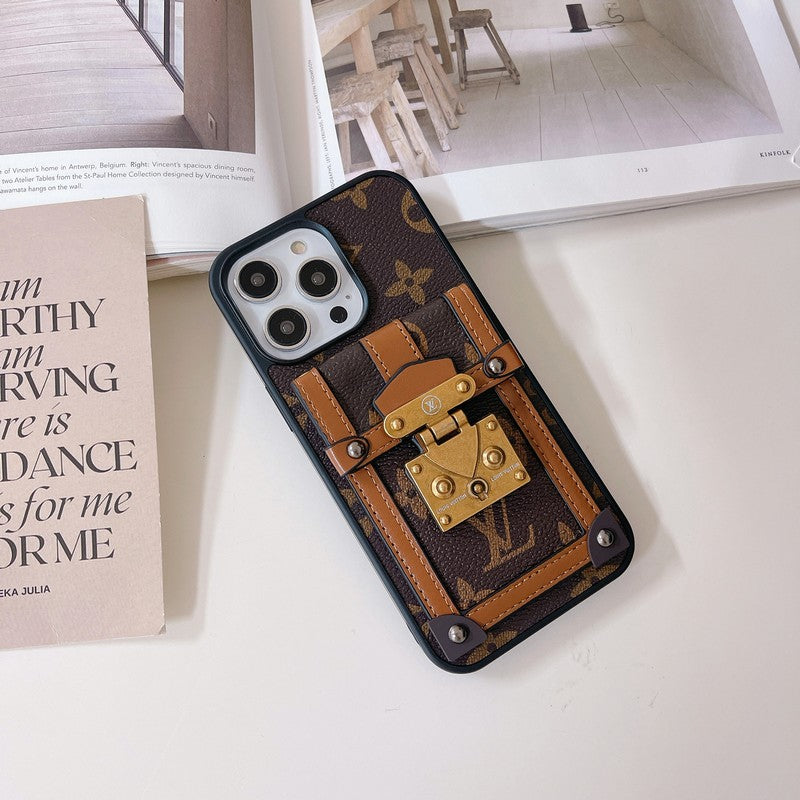 GG Lou Card Holder iPhone Case