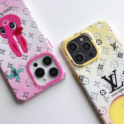 Lou Duck & Rabbit Square iPhone Case