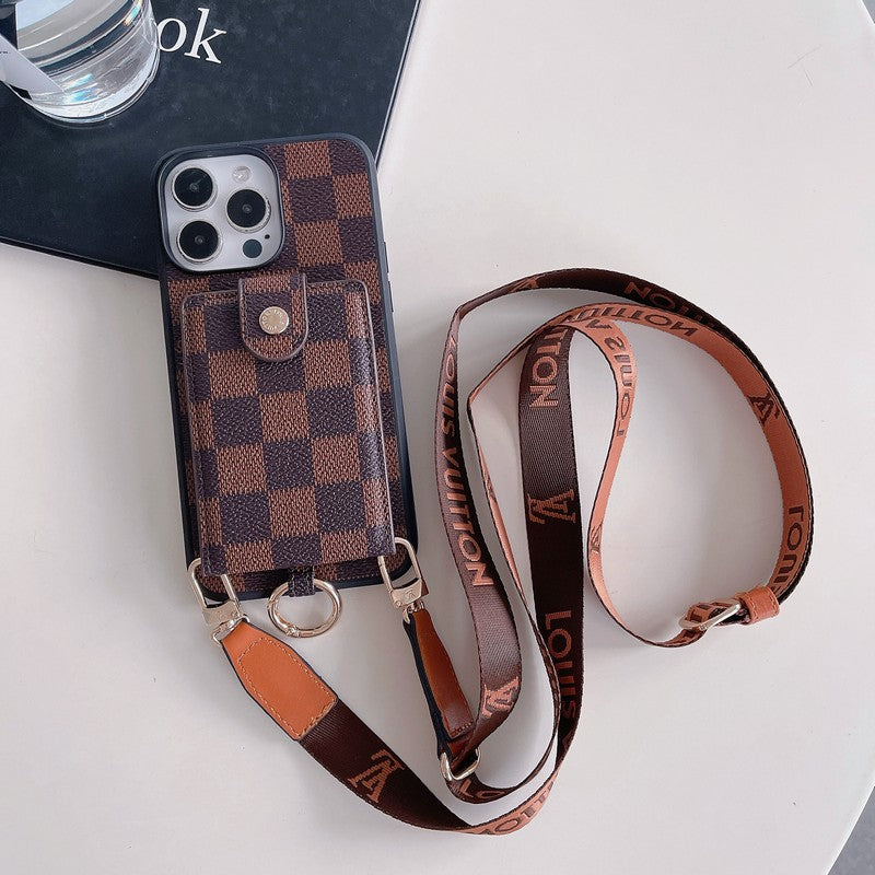 Lou Card Bag Classic Chain iPhone Case