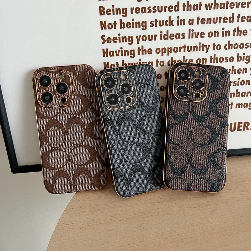 Coa Leather iPhone Case