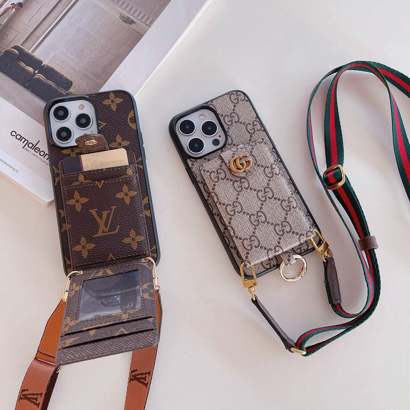 Lou Card Bag Classic Chain iPhone Case