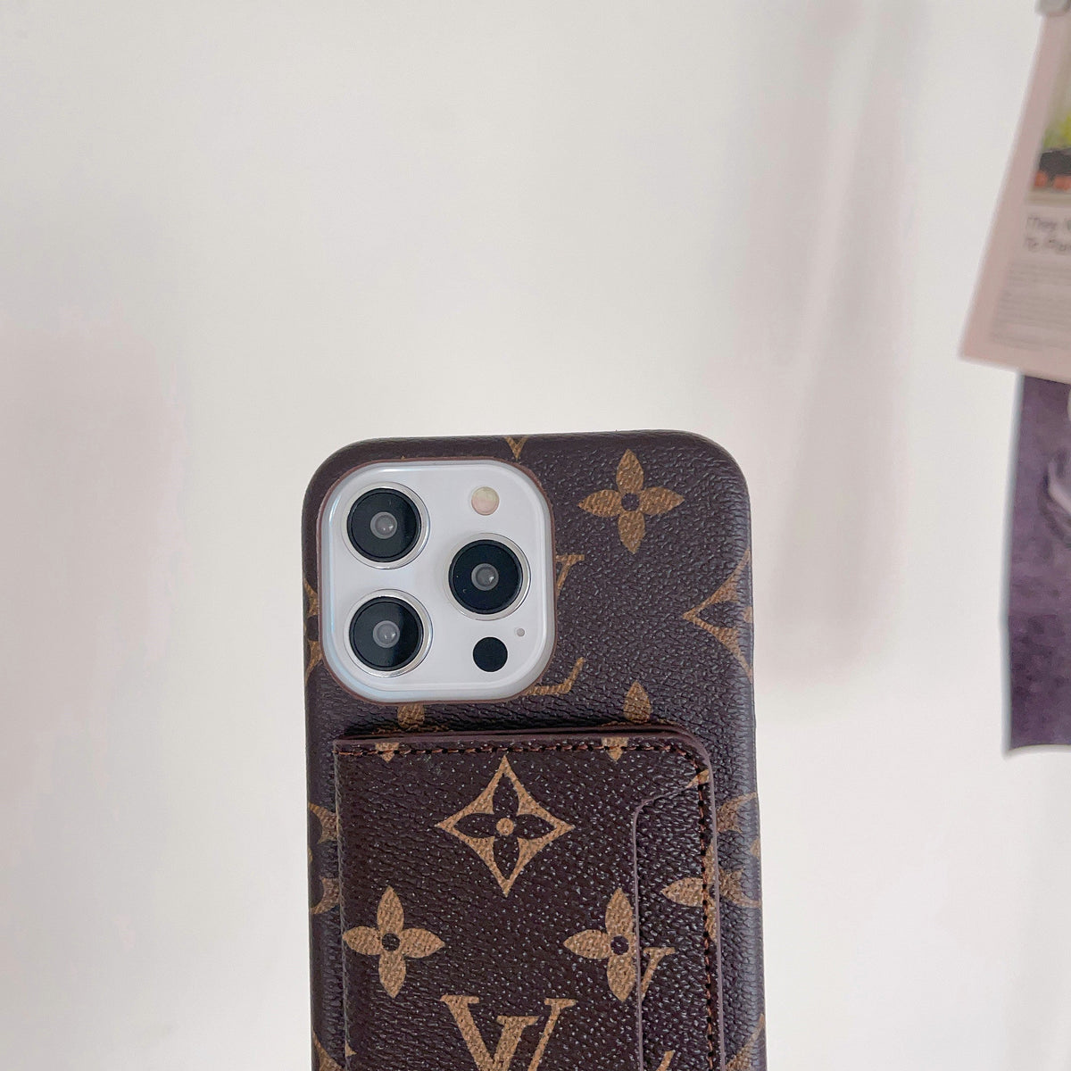 Lou Card Holder iPhone Case