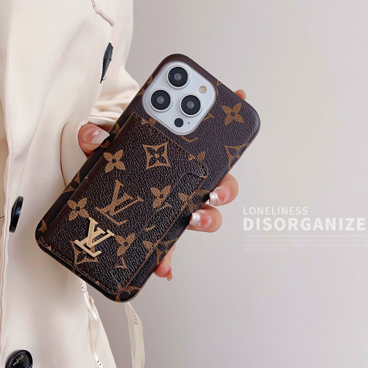 Lou Card Holder iPhone Case
