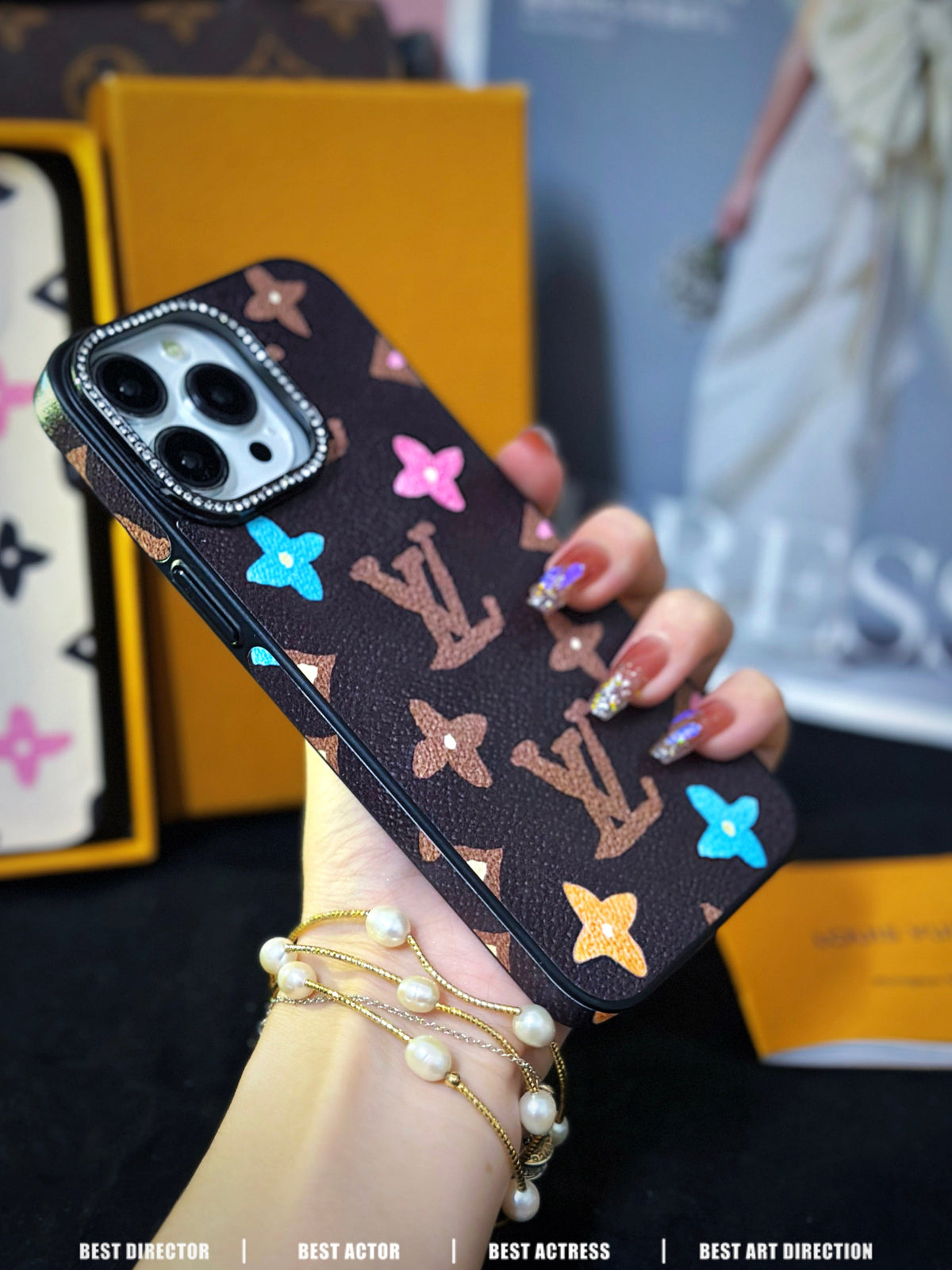 Lou Diamonds iPhone Case