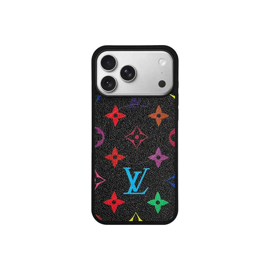 Louis Vuitton iPhone Case - LV Black Multi-Color Monogram MagSafe Case