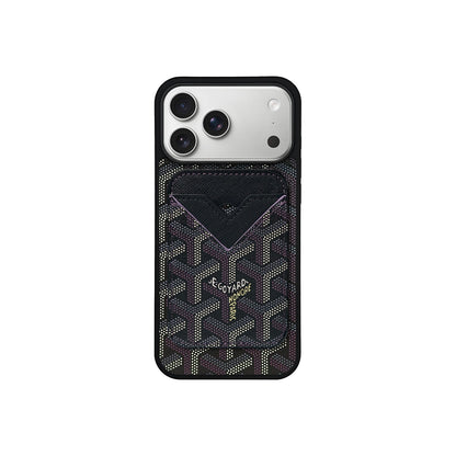 GYD Vintage Leather Case Magsafe Card-Holder For iPhone 12-17
