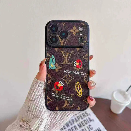 Louis Vuitton x Character Collaboration LV Monogram iPhone Case - Elitesmark