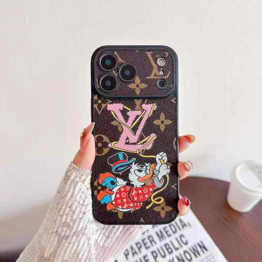 Louis Vuitton x Character Collaboration LV Monogram iPhone Case - Elitesmark
