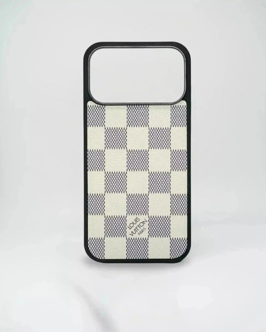 Louis Vuitton iPhone 17 Pro Max Case Magsafe - Checkered White