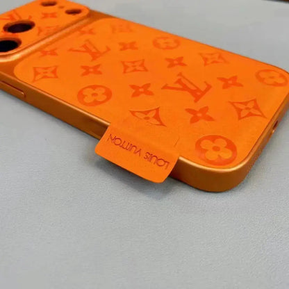 Gray Louis Vuitton iPhone 17 Pro Max Case - LV Eclipse Monogram