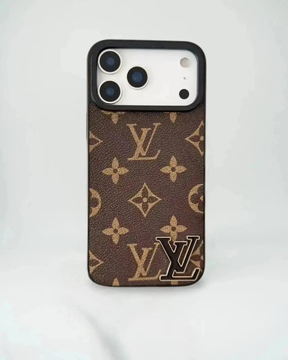 Louis Vuitton iPhone 17 Pro Max Case With Logo - Damier Graphite Canvas