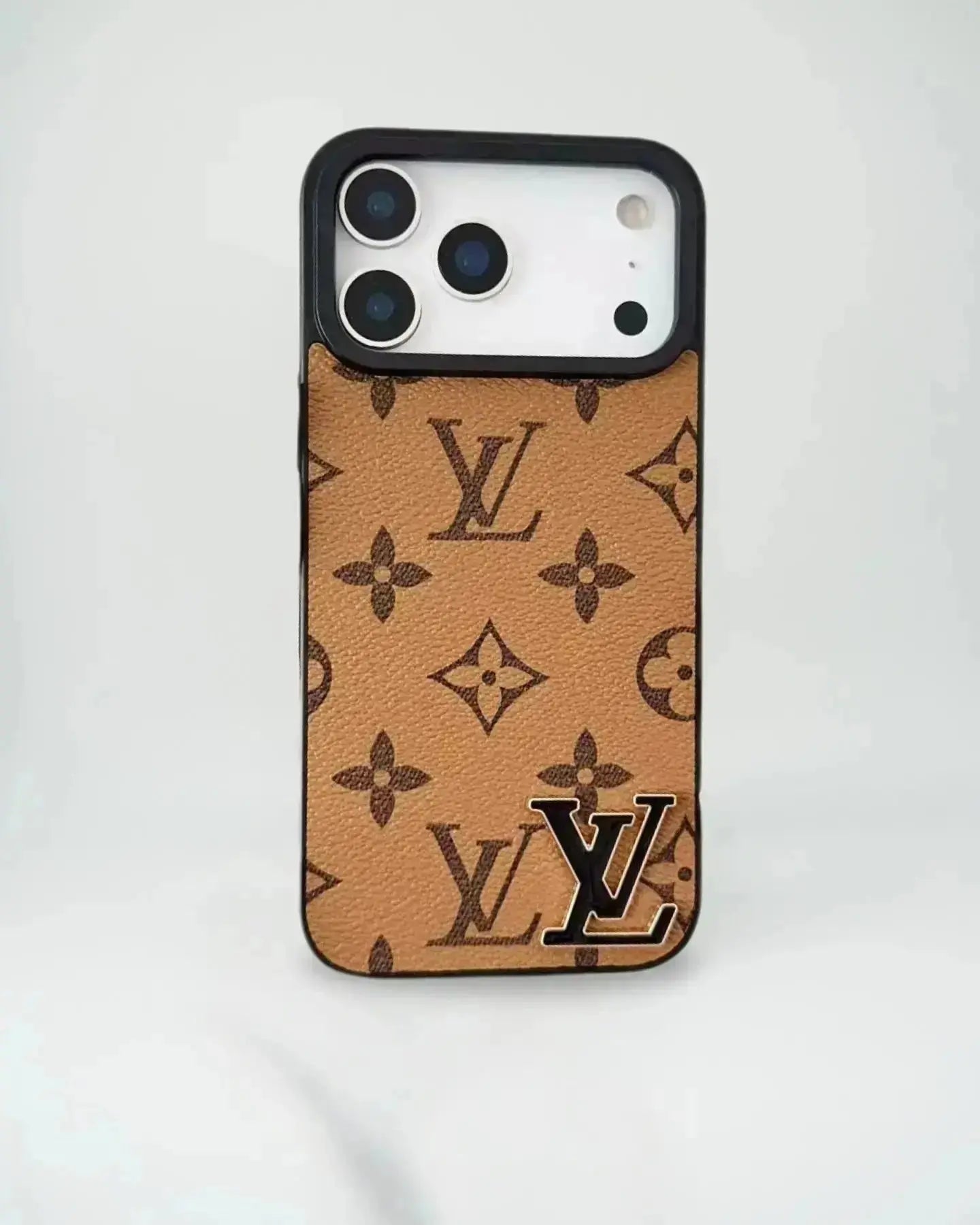 Louis Vuitton iPhone 17 Pro Max Case With Logo - Damier Graphite Canvas