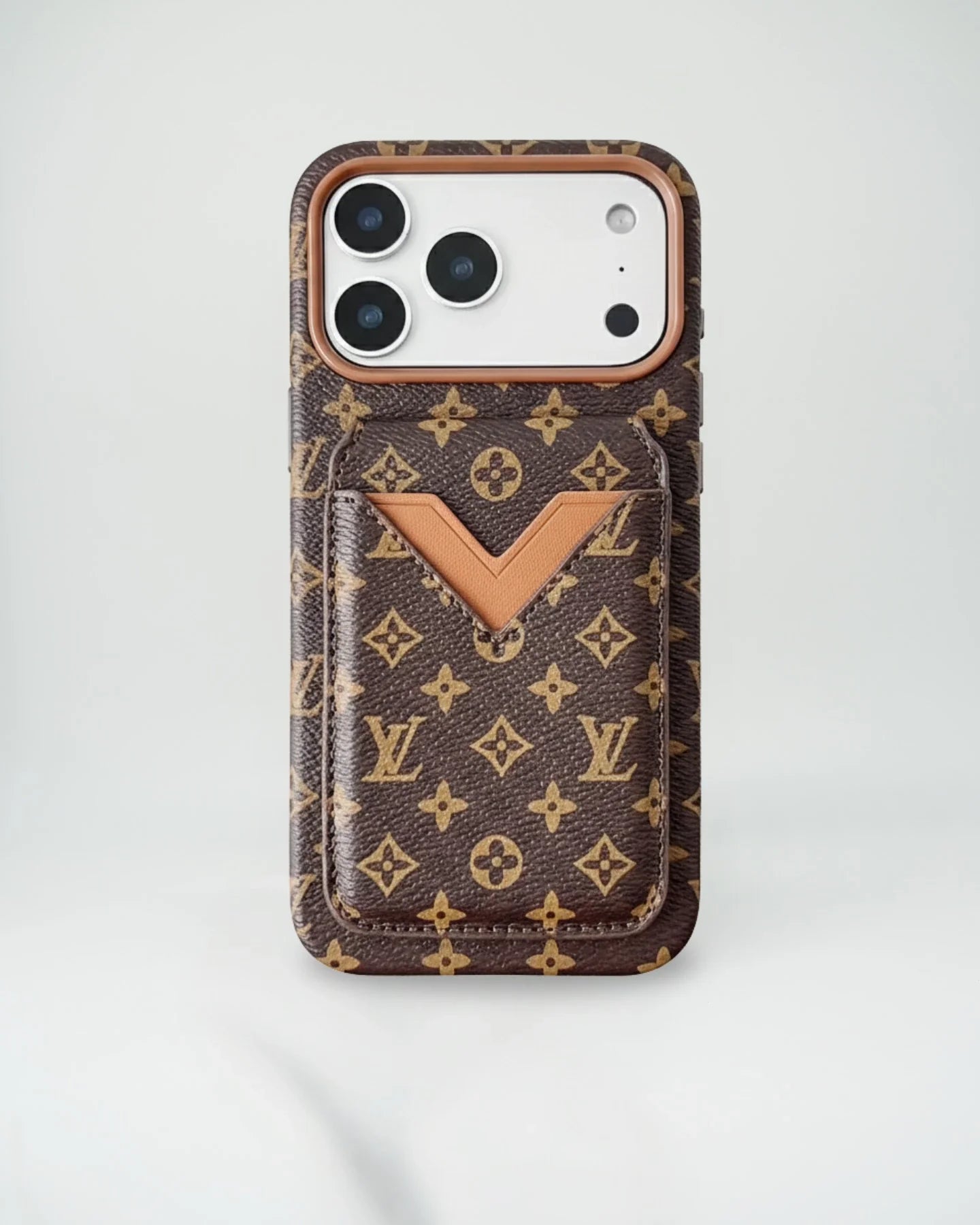 Monogram Denim Louis Vuitton iPhone 17 Pro Max Case with cardholder – Classic Monogram Luxury
