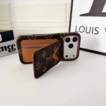 Monogram Denim Louis Vuitton iPhone 17 Pro Max Case with cardholder – Classic Monogram Luxury