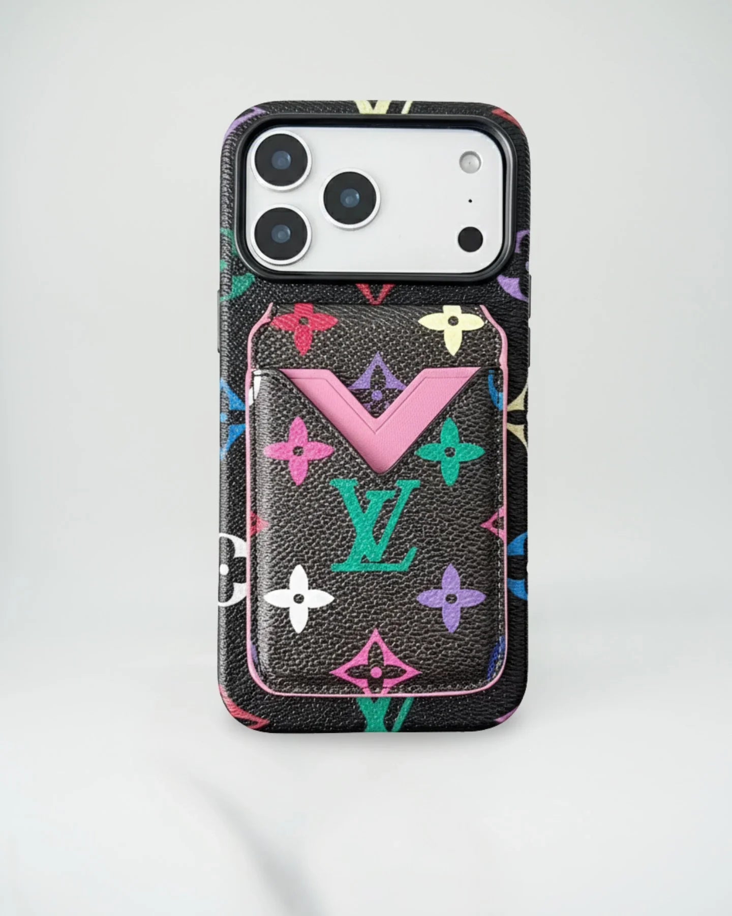 Monogram Denim Louis Vuitton iPhone 17 Pro Max Case with cardholder – Classic Monogram Luxury