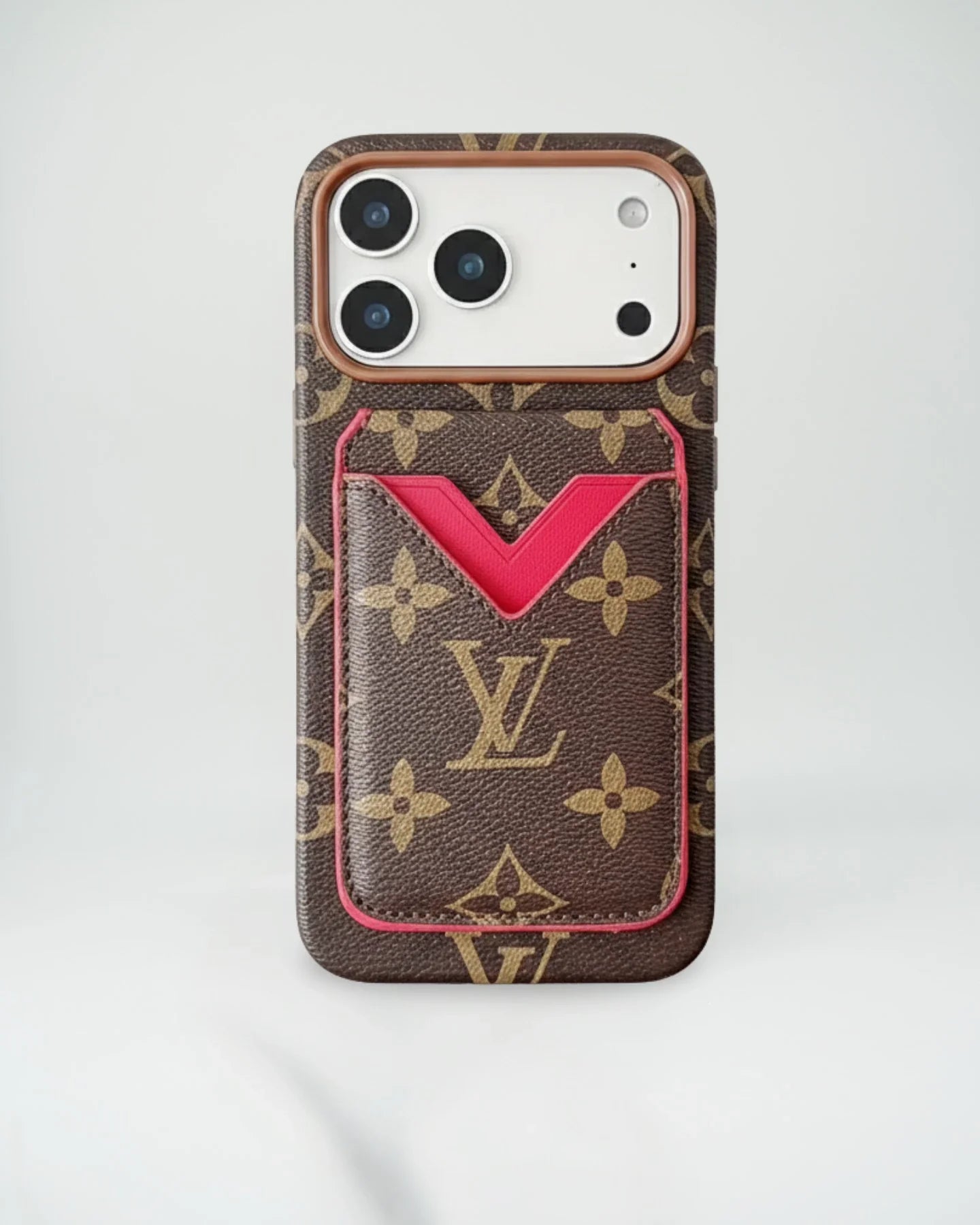 Monogram Denim Louis Vuitton iPhone 17 Pro Max Case with cardholder – Classic Monogram Luxury