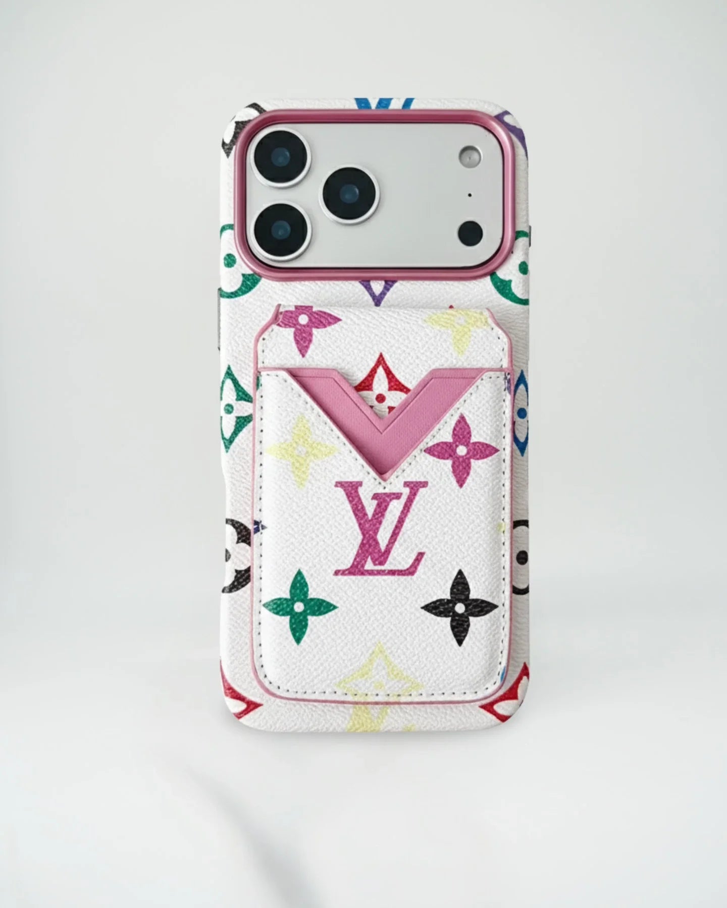 Monogram Denim Louis Vuitton iPhone 17 Pro Max Case with cardholder – Classic Monogram Luxury