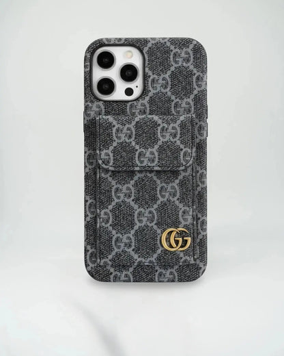 Louis Vuitton iPhone 17 Pro Max Case With CardHolder - Brown Checkered
