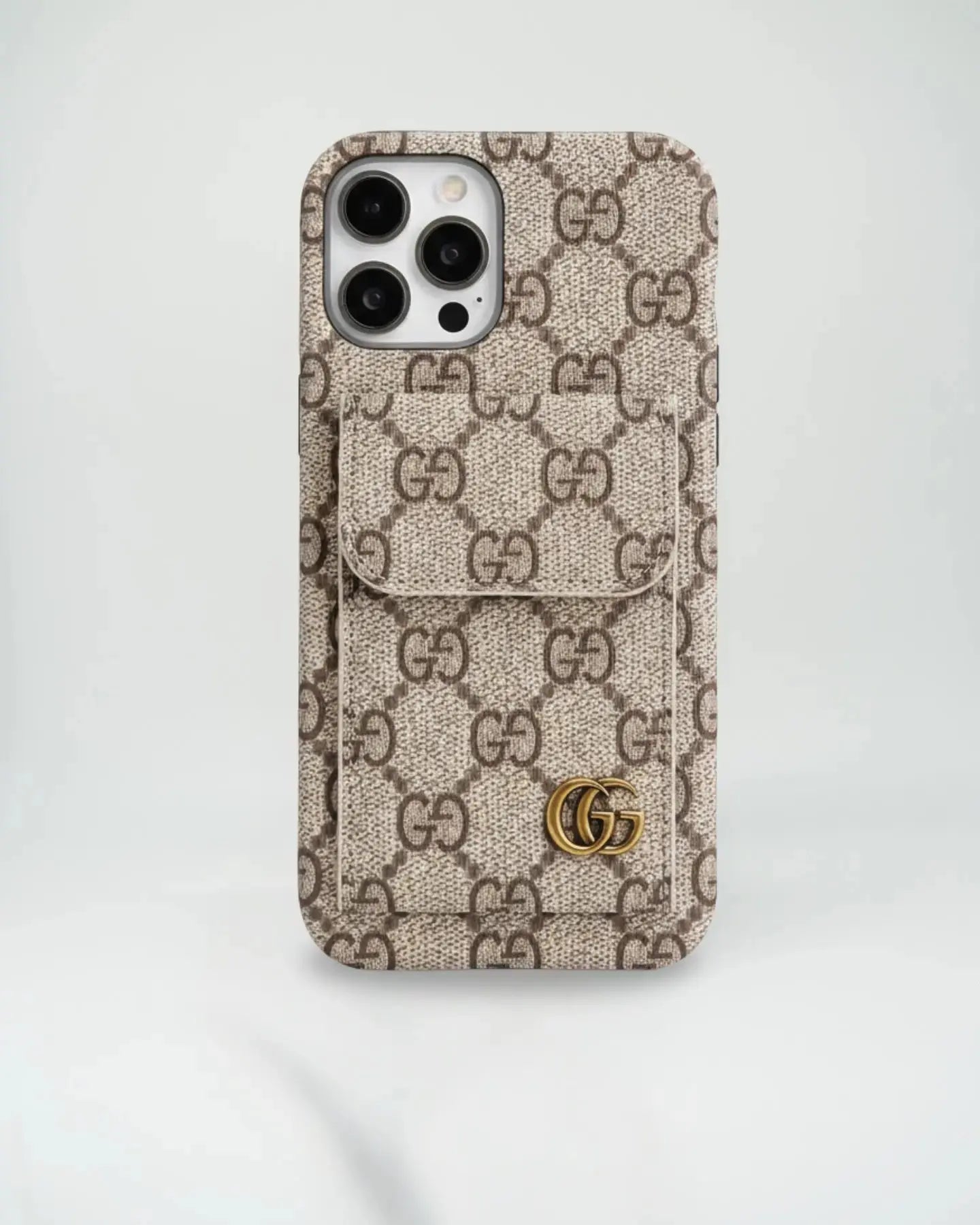 Louis Vuitton iPhone 17 Pro Max Case With CardHolder - Brown Checkered