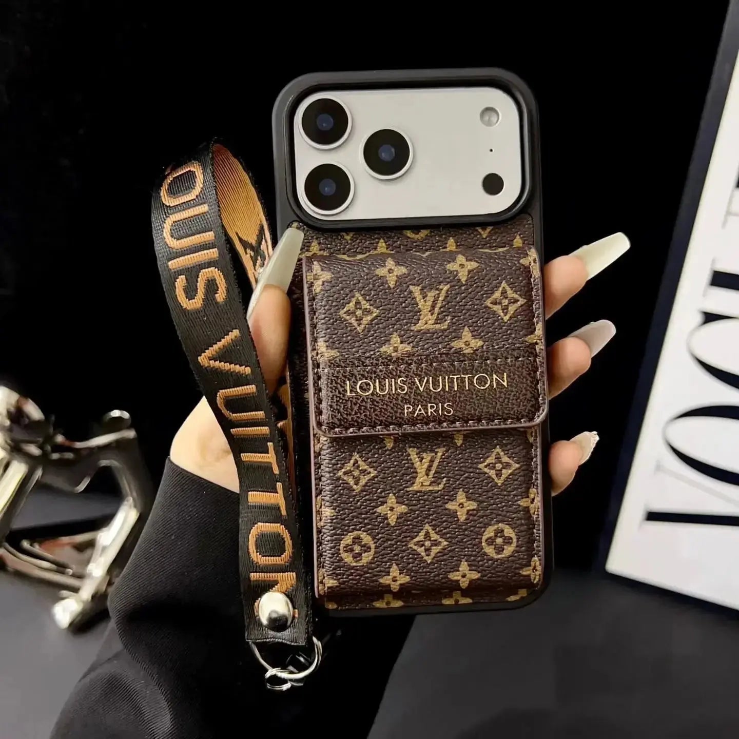 Louis Vuitton iPhone 17 Pro Max Case - LV Classic Accordion Wallet & Strap
