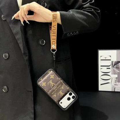 Louis Vuitton iPhone 17 Pro Max Case - LV Classic Small Monogram Wallet & Strap