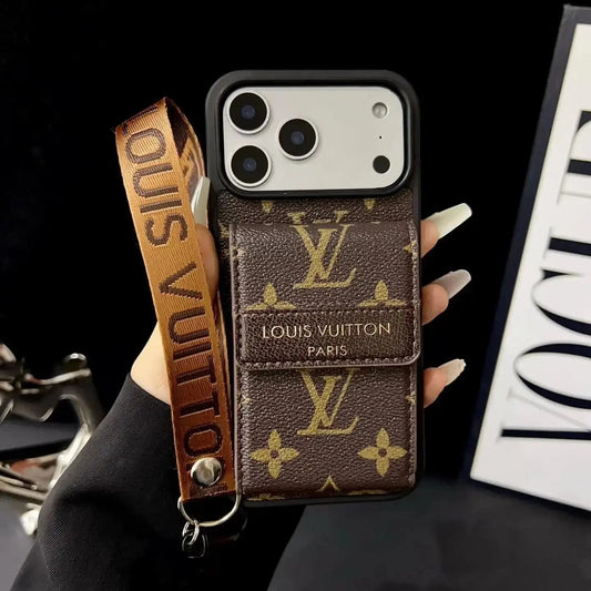 Louis Vuitton iPhone 17 Pro Max Case - LV Classic Accordion Wallet & Strap