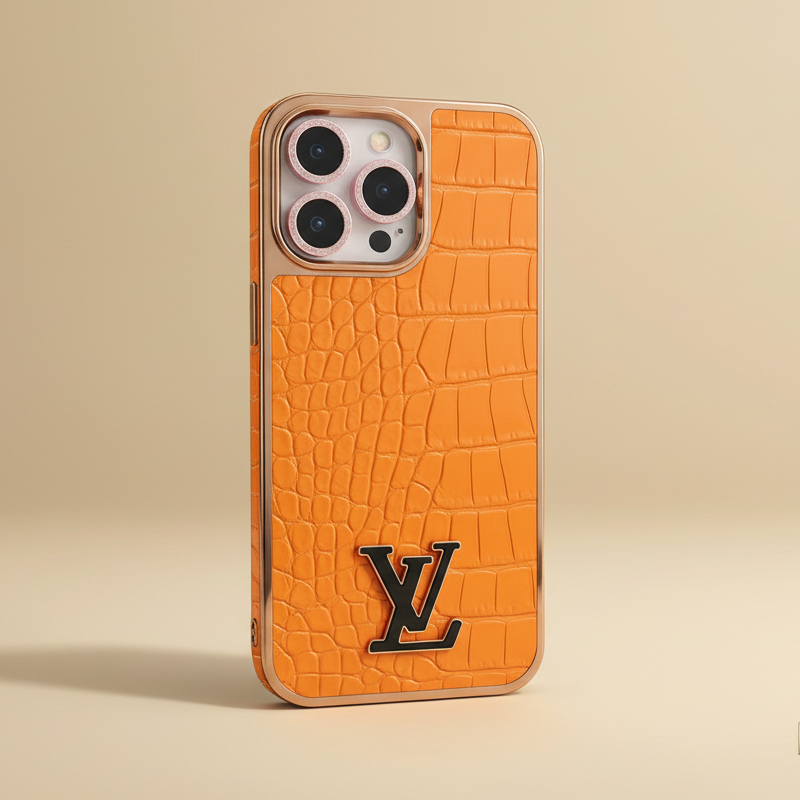  Louis Vuitton Crocodile Pattern LV iPhone Cases 