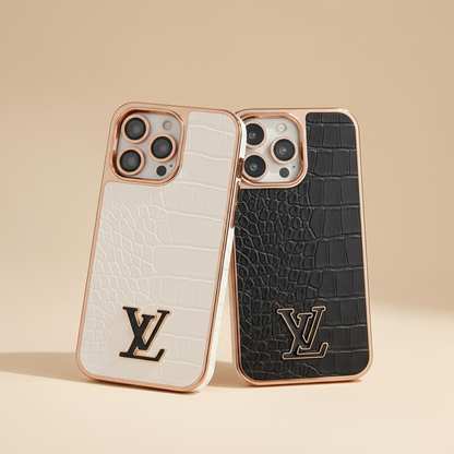  Louis Vuitton Crocodile Pattern LV iPhone 17 Cases 