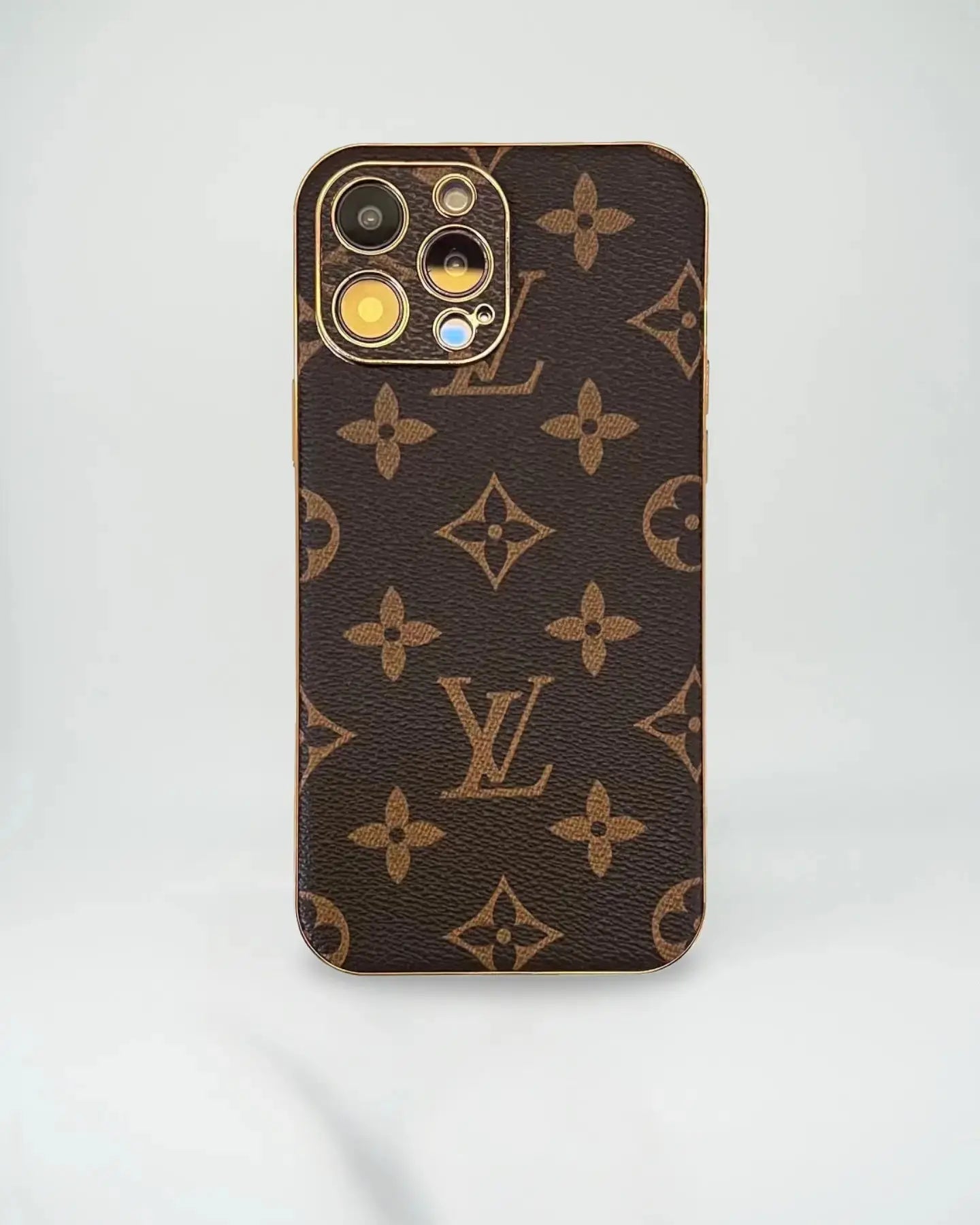 Louis Vuitton iPhone 17 Pro Max Case – Brown Monogram Leather Designer Cover