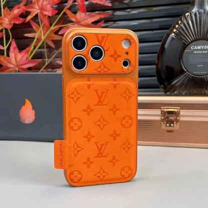 Gray Louis Vuitton iPhone 17 Pro Max Case - LV Eclipse Monogram