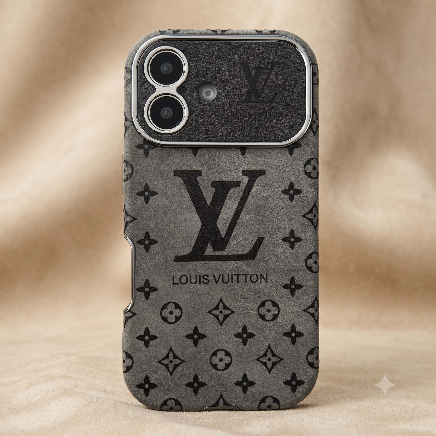 Louis Vuitton iPhone Case – Premium Leather Cover iPhone Case 17 Pro max | Black & Brown