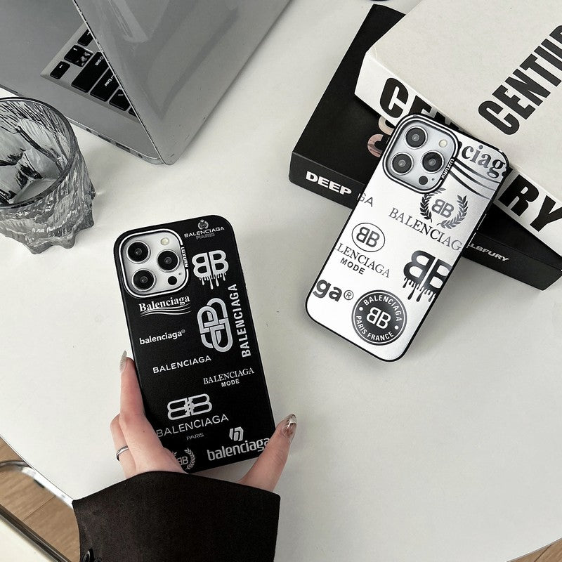 BB Black & Silver iPhone Case